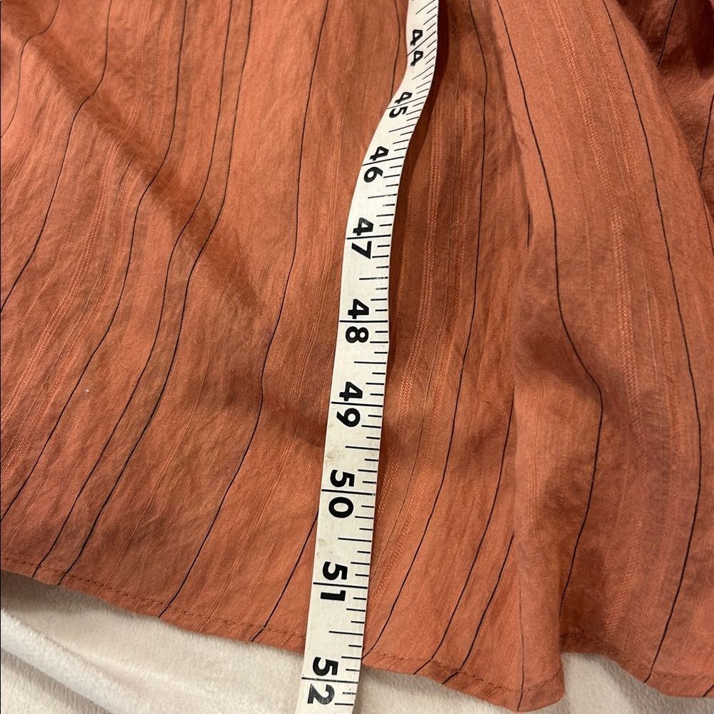 Sandro Elsa crinkled satin halter neck midi dress striped 38 ( size small) - Picture 8 of 12